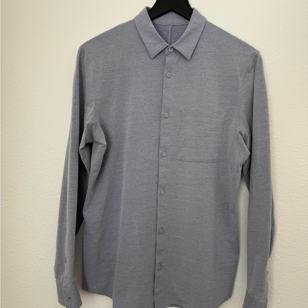 Lululemon Men's Slate Button-Down Shirt